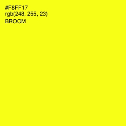 #F8FF17 - Broom Color Image