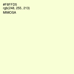 #F8FFD5 - Mimosa Color Image