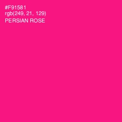 #F91581 - Persian Rose Color Image