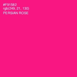 #F91582 - Persian Rose Color Image