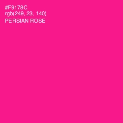 #F9178C - Persian Rose Color Image