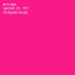 #F91989 - Persian Rose Color Image