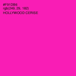 #F91DB6 - Hollywood Cerise Color Image