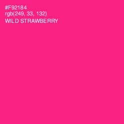 #F92184 - Wild Strawberry Color Image