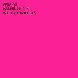 #F92193 - Wild Strawberry Color Image