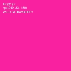 #F9219F - Wild Strawberry Color Image
