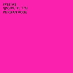 #F921AE - Persian Rose Color Image