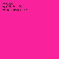 #F9229C - Wild Strawberry Color Image