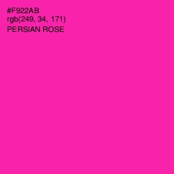 #F922AB - Persian Rose Color Image