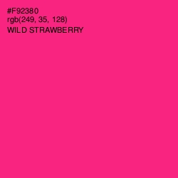 #F92380 - Wild Strawberry Color Image