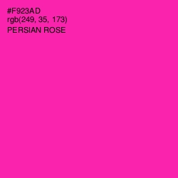 #F923AD - Persian Rose Color Image