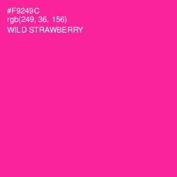 #F9249C - Wild Strawberry Color Image