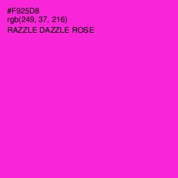 #F925D8 - Razzle Dazzle Rose Color Image