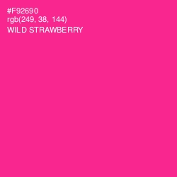 #F92690 - Wild Strawberry Color Image