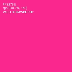 #F9278E - Wild Strawberry Color Image