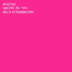 #F92790 - Wild Strawberry Color Image