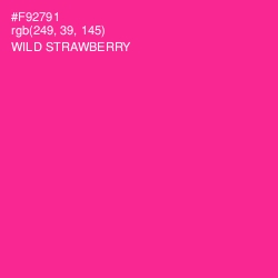 #F92791 - Wild Strawberry Color Image