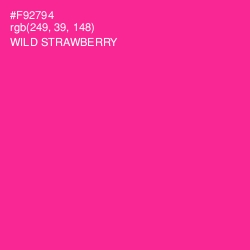 #F92794 - Wild Strawberry Color Image