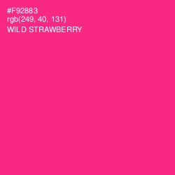 #F92883 - Wild Strawberry Color Image