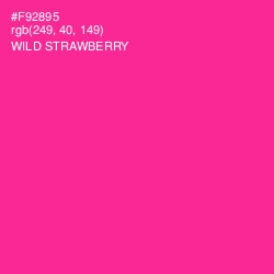 #F92895 - Wild Strawberry Color Image