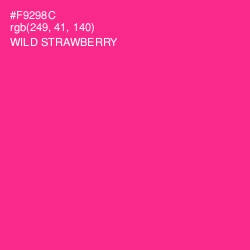 #F9298C - Wild Strawberry Color Image