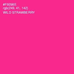 #F9298E - Wild Strawberry Color Image