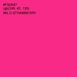 #F92A87 - Wild Strawberry Color Image