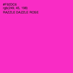 #F92DC6 - Razzle Dazzle Rose Color Image