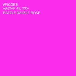 #F92DEB - Razzle Dazzle Rose Color Image