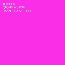 #F92EE6 - Razzle Dazzle Rose Color Image
