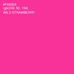 #F9329A - Wild Strawberry Color Image