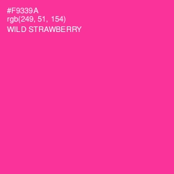 #F9339A - Wild Strawberry Color Image