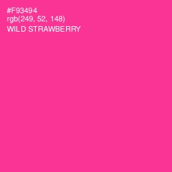#F93494 - Wild Strawberry Color Image