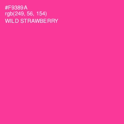 #F9389A - Wild Strawberry Color Image