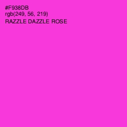 #F938DB - Razzle Dazzle Rose Color Image