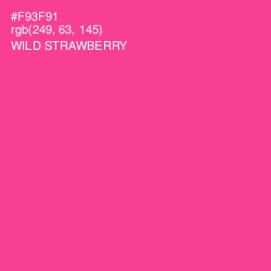 #F93F91 - Wild Strawberry Color Image