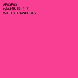 #F93F93 - Wild Strawberry Color Image