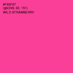 #F93F97 - Wild Strawberry Color Image