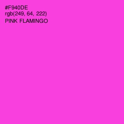 #F940DE - Pink Flamingo Color Image