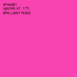 #F943B1 - Brilliant Rose Color Image