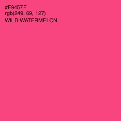 #F9457F - Wild Watermelon Color Image