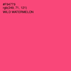 #F94779 - Wild Watermelon Color Image
