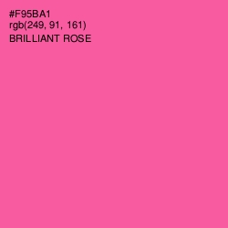 #F95BA1 - Brilliant Rose Color Image