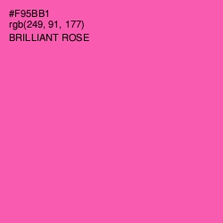 #F95BB1 - Brilliant Rose Color Image