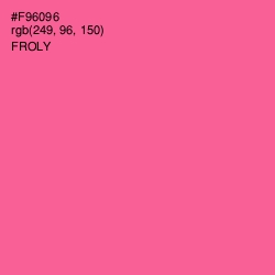 #F96096 - Froly Color Image