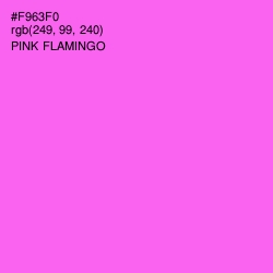 #F963F0 - Pink Flamingo Color Image