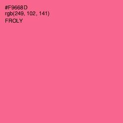 #F9668D - Froly Color Image