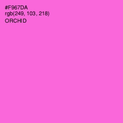 #F967DA - Orchid Color Image