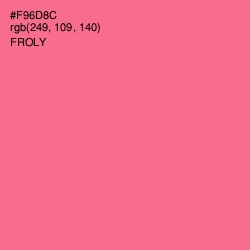 #F96D8C - Froly Color Image