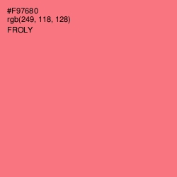 #F97680 - Froly Color Image